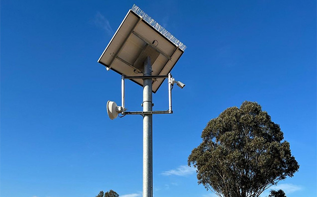 Remote Solar Tower Installation - Quasar